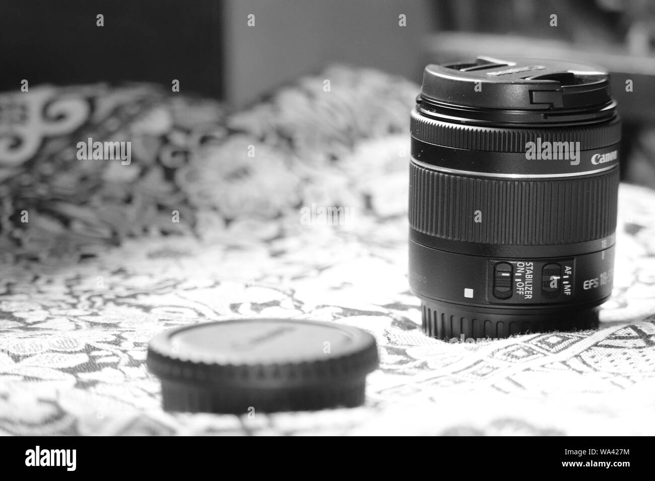 lense of my camera Stock Photo