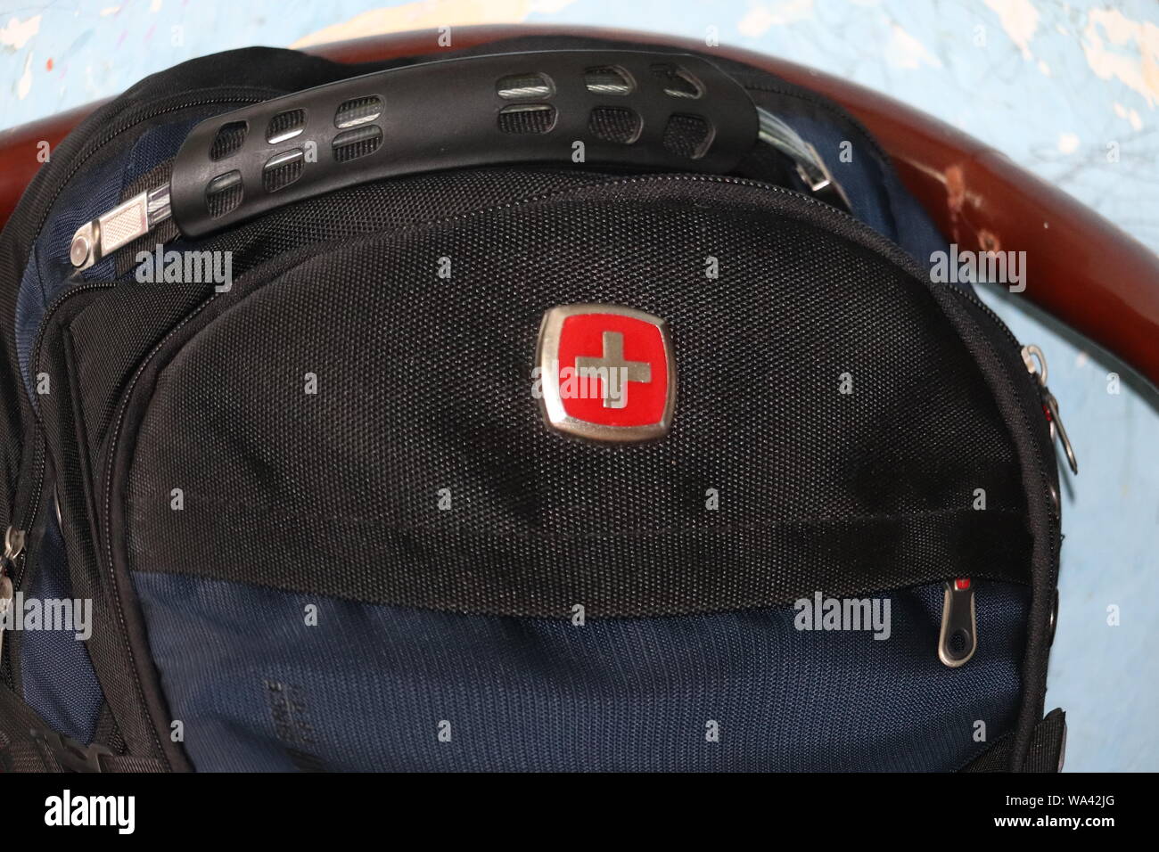 my backpack Stock Photo