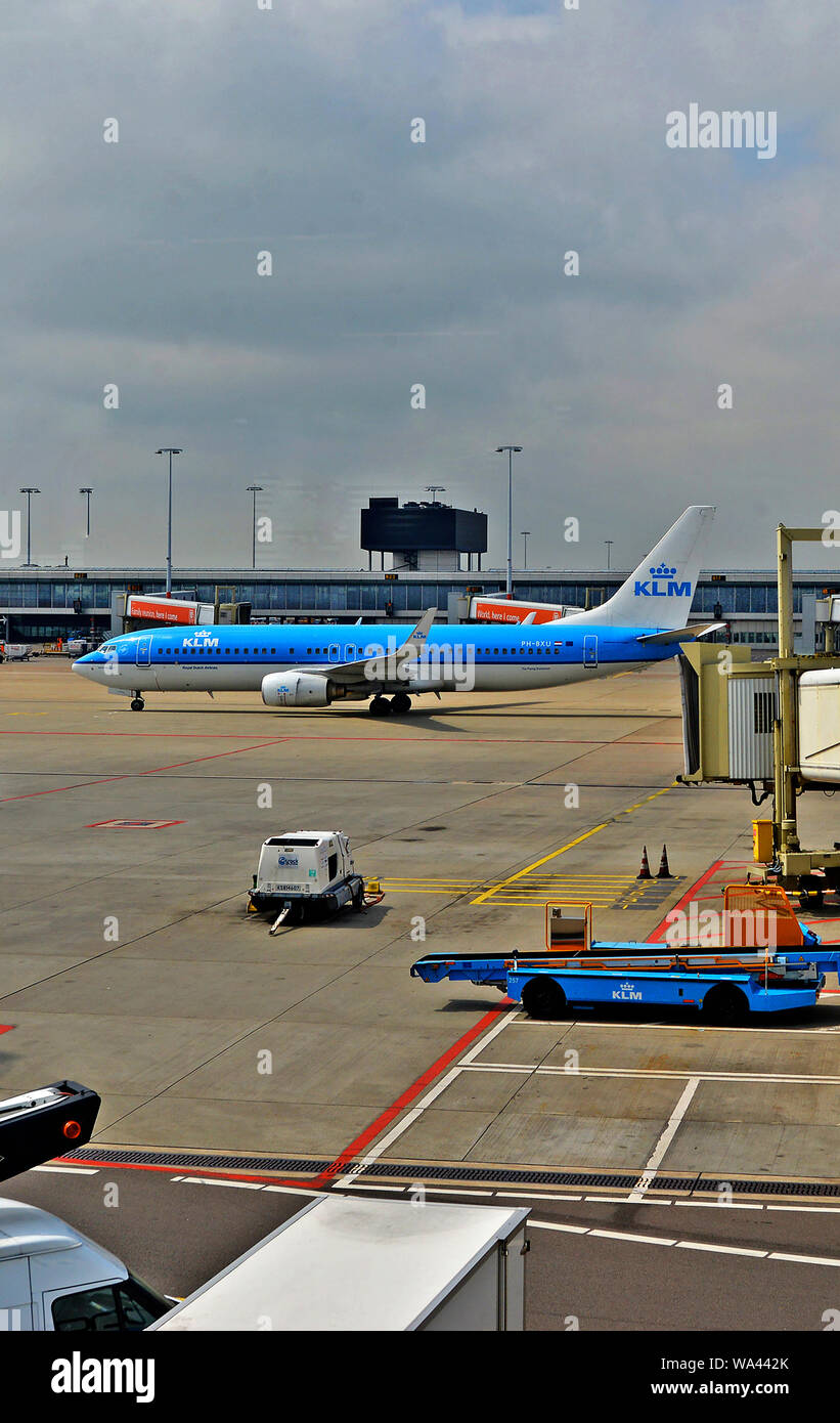 Schiphol international airport Amsterdam Netherlands Stock Photo