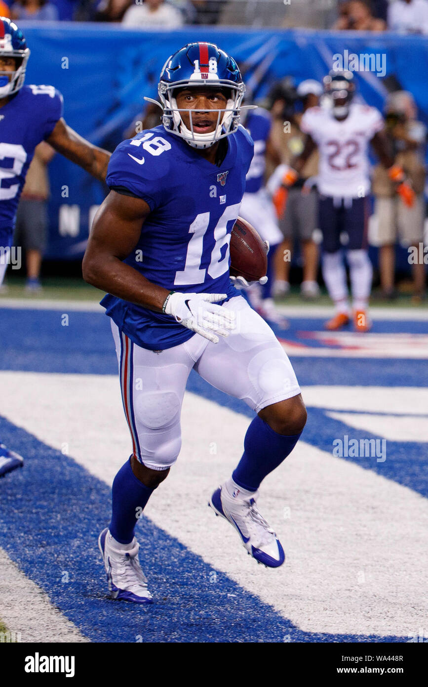 August 16, 2019, New York Giants wide receiver Bennie Fowler (18