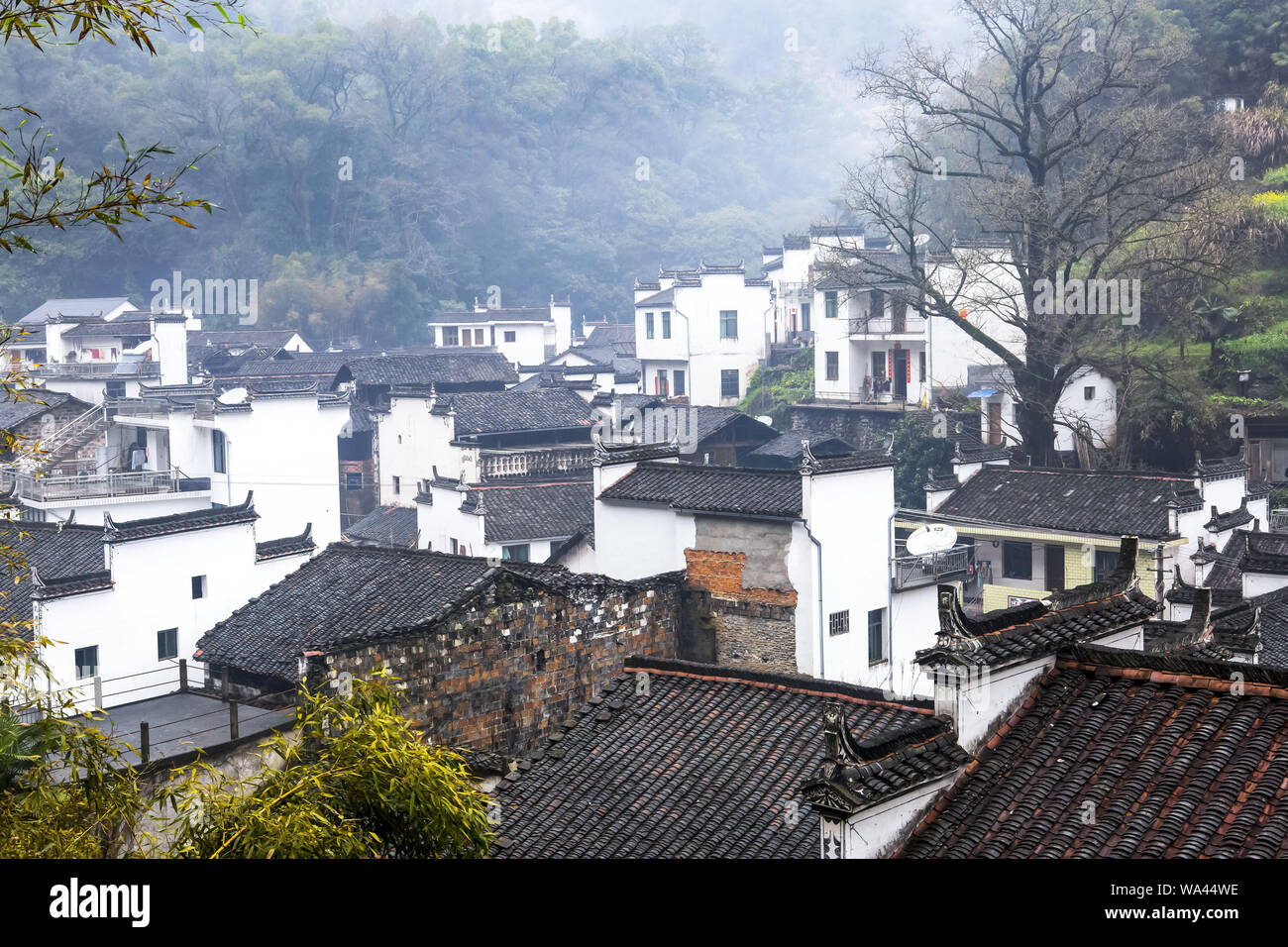 Wuyuan county of jiangxi province has been gloriously enrolled architecture Stock Photo
