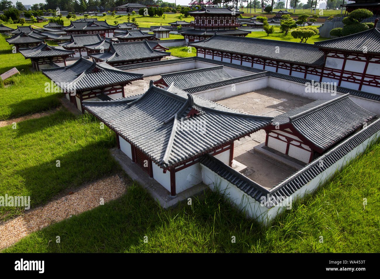 Xi an da tang dynasty architecture Stock Photo