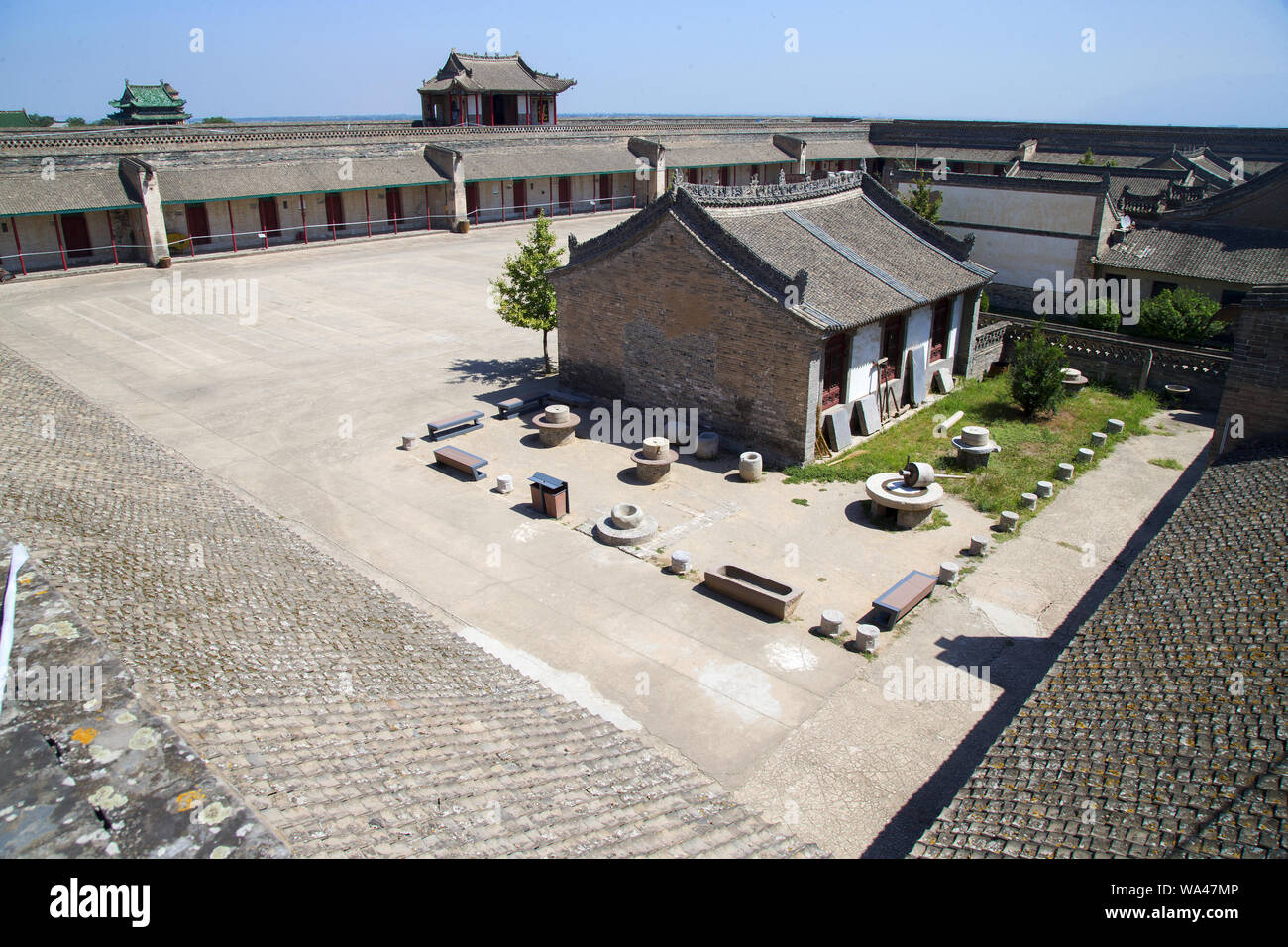 Figure yicang (construction feng yuan dynasty in shaanxi province Stock Photo
