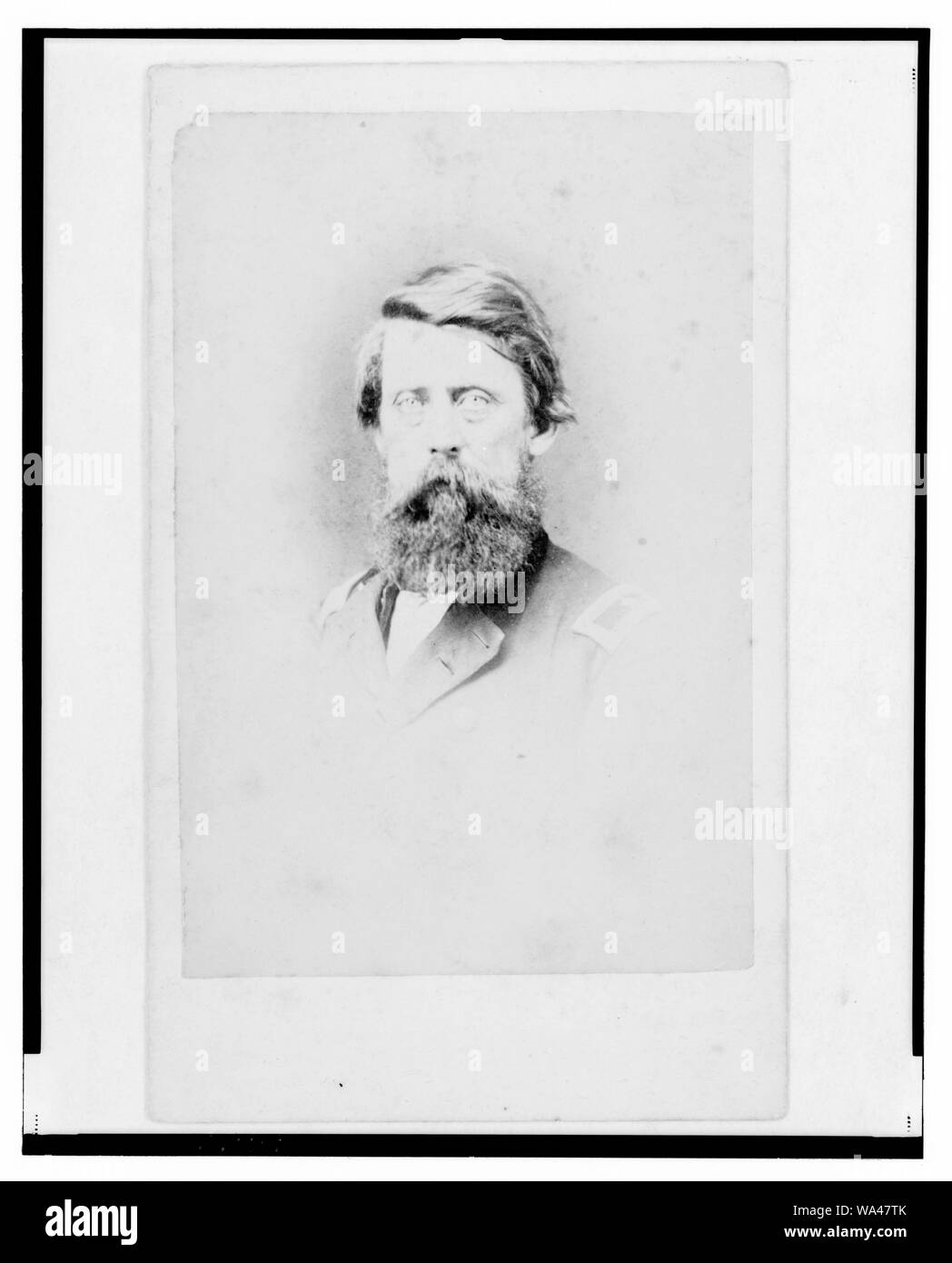 Brigadier General Jefferson Columbus Davis, Union officer, bust portrait, facing front Stock Photo