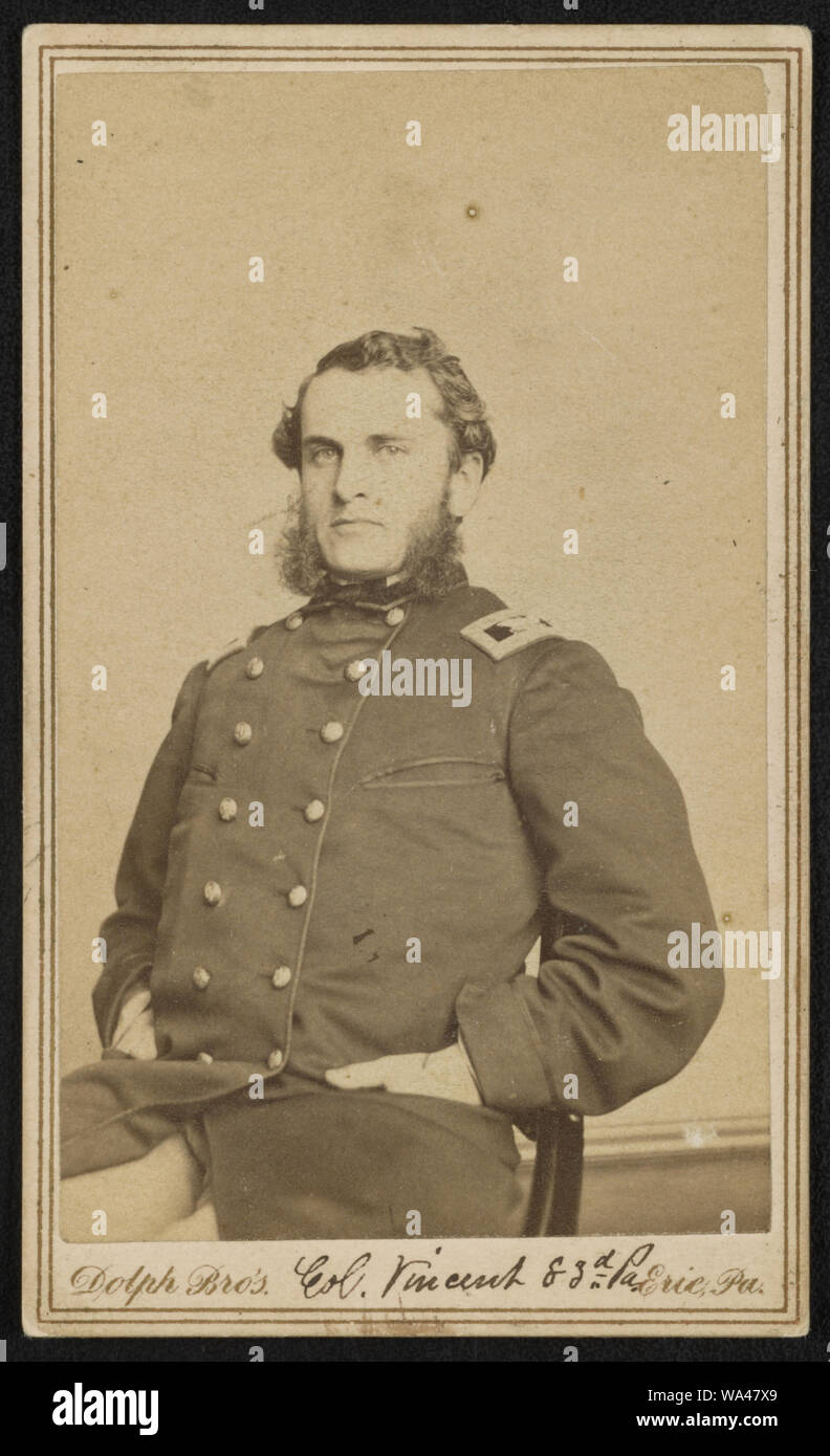 Brigadier General Strong Vincent of Co. A, Erie Pennsylvania Infantry