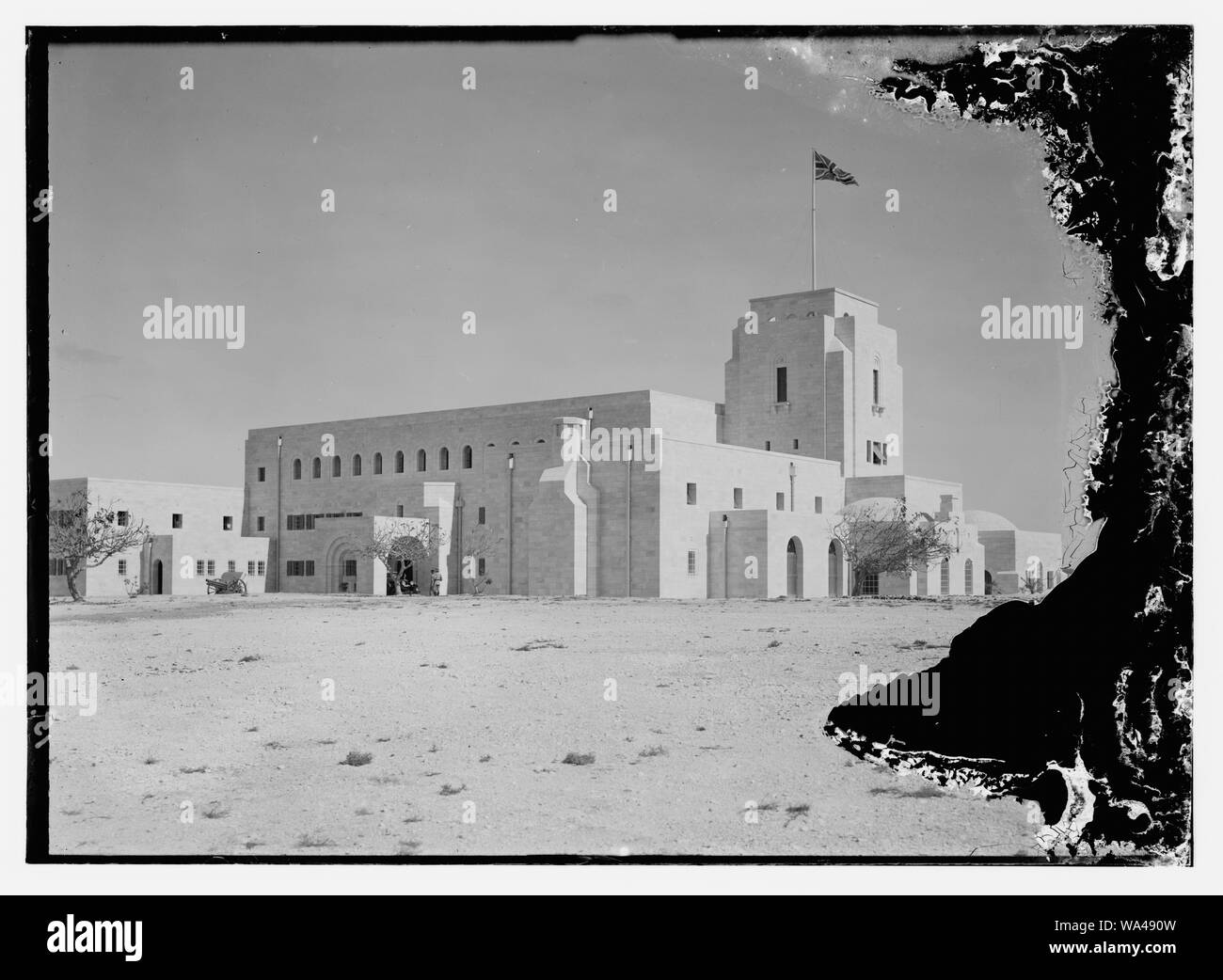 British government house, Jerusalem, 1932 Stock Photo Alamy