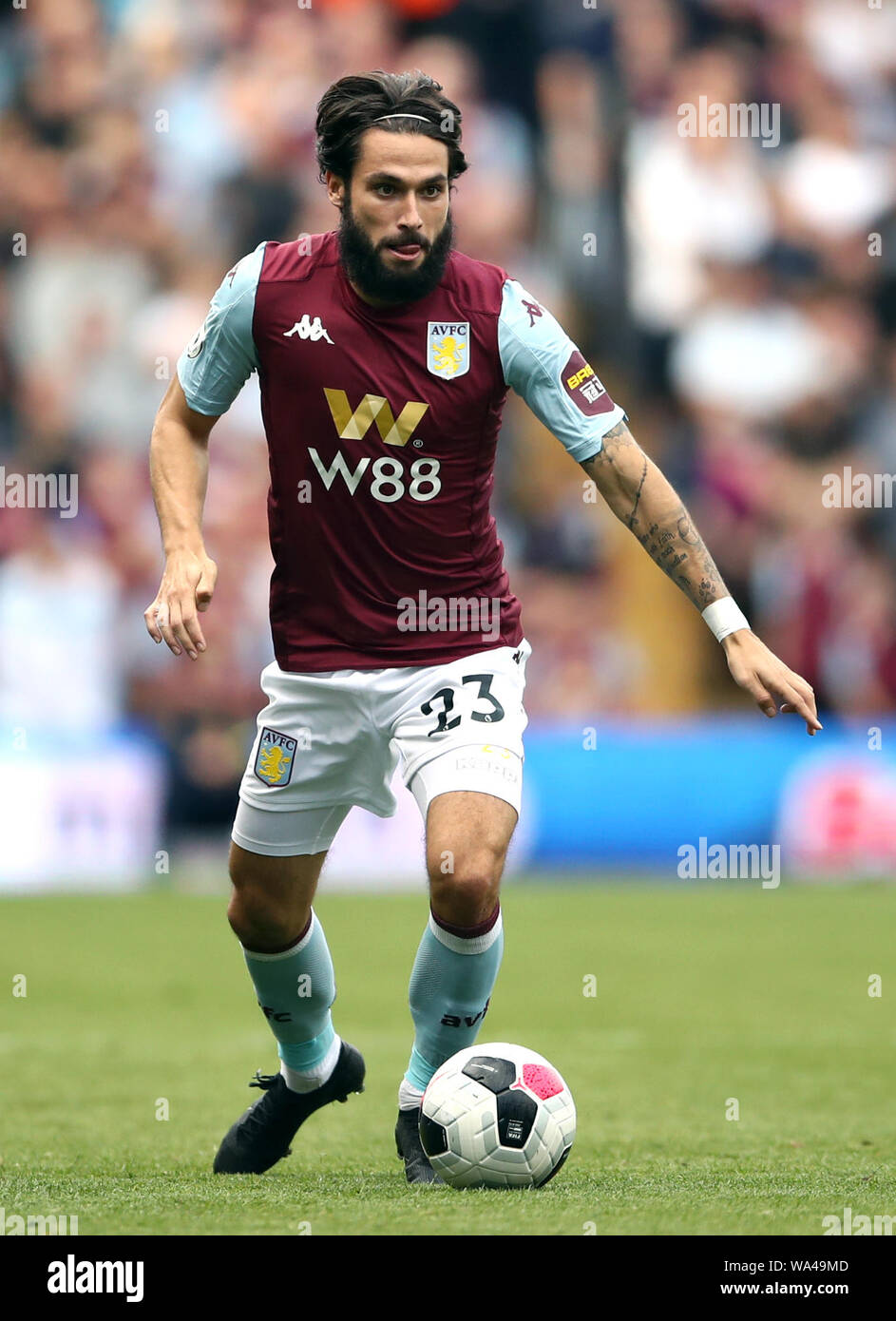Aston Villa s Jota during the Premier League match at Villa Park Birmingham Stock Photo Alamy