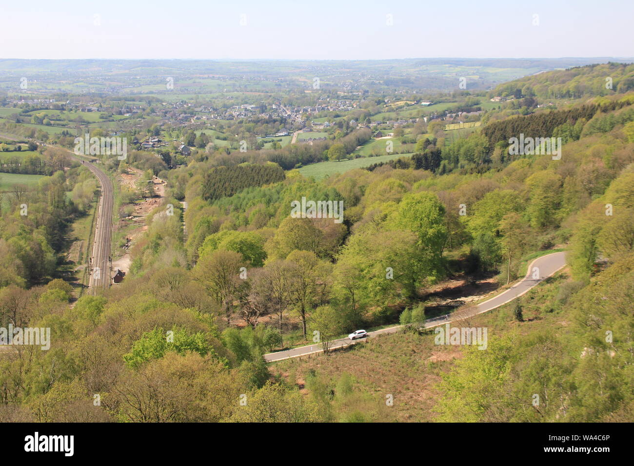 The Three borders. Vaals, the Netherlands Stock Photo