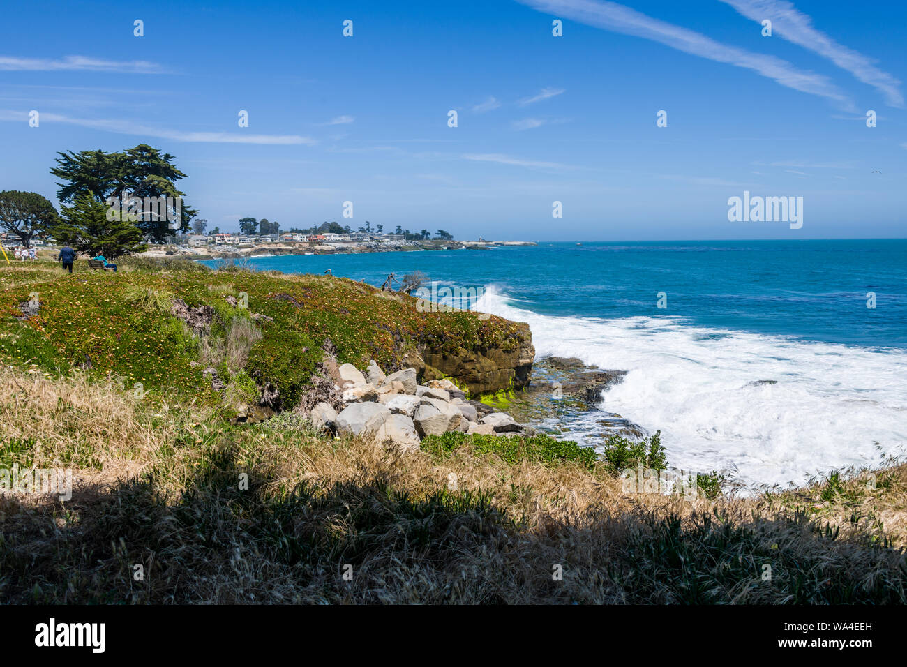 Santa Cruz, CA West Cliff Drive Stock Photo Alamy