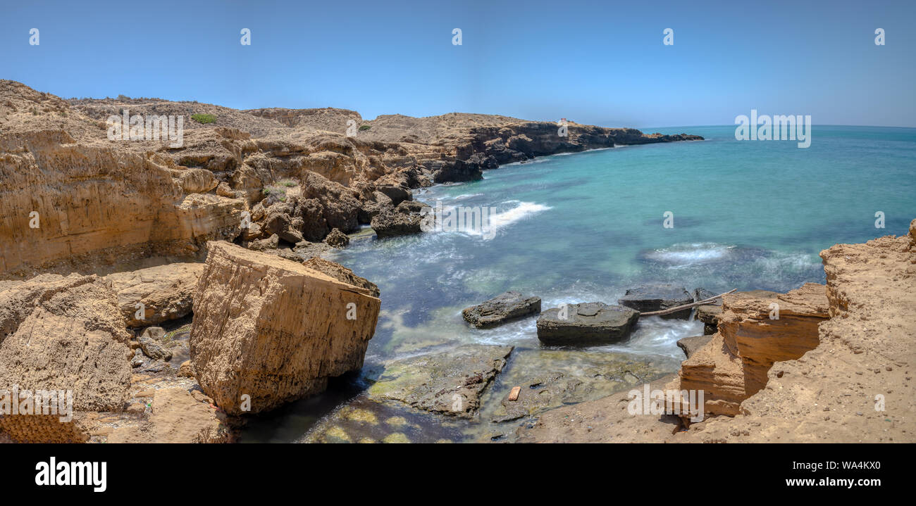 Charrana Beach In Nador city - Morocco - Stock Photo