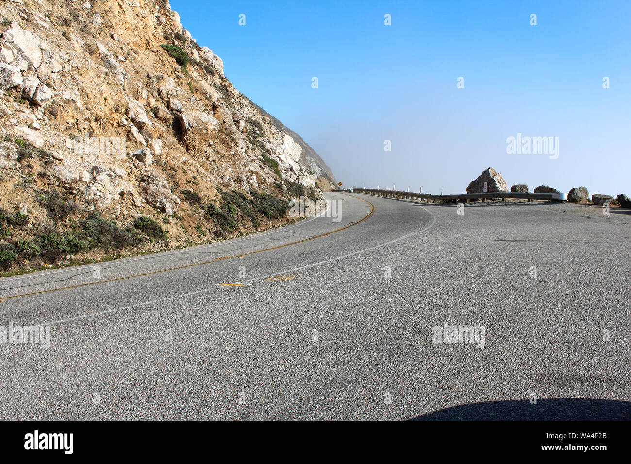Cabrillo Highway, Near Monterey, California, USA Stock Photo