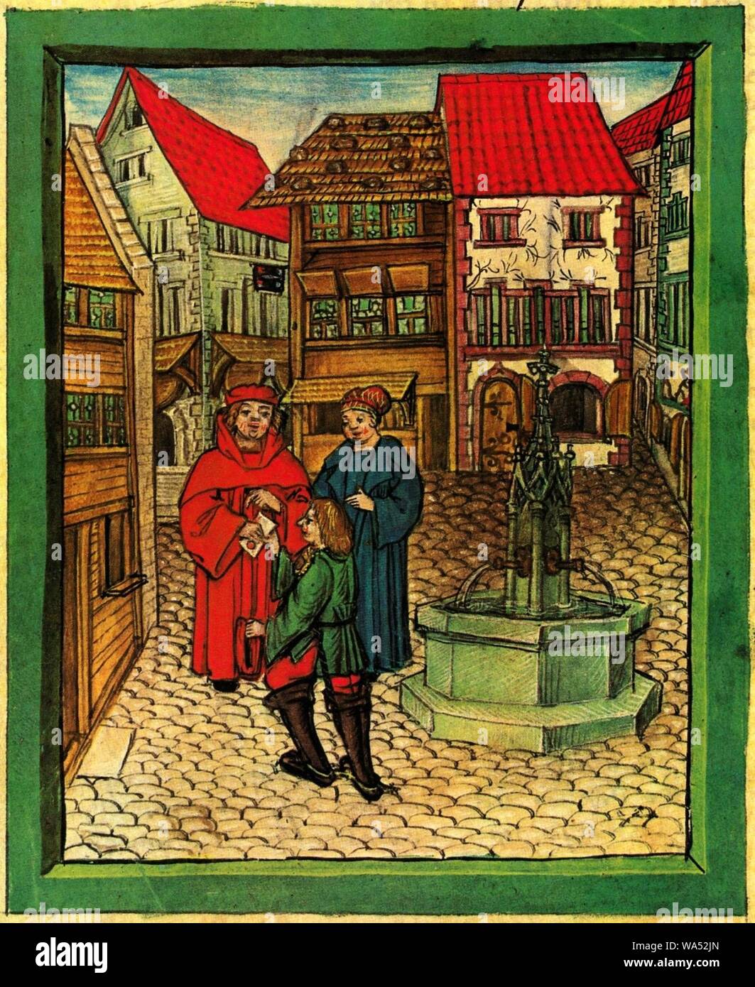 Diebold Schilling Chronik Folio 261v Stock Photo Alamy