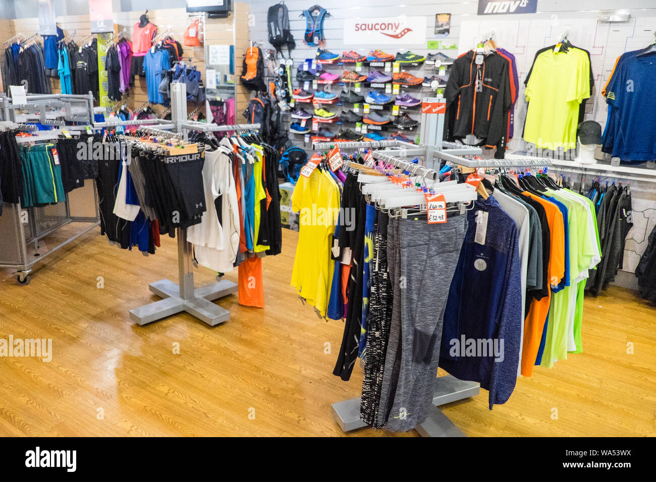 Running Shoe running shoes clothes gear clothing on display at