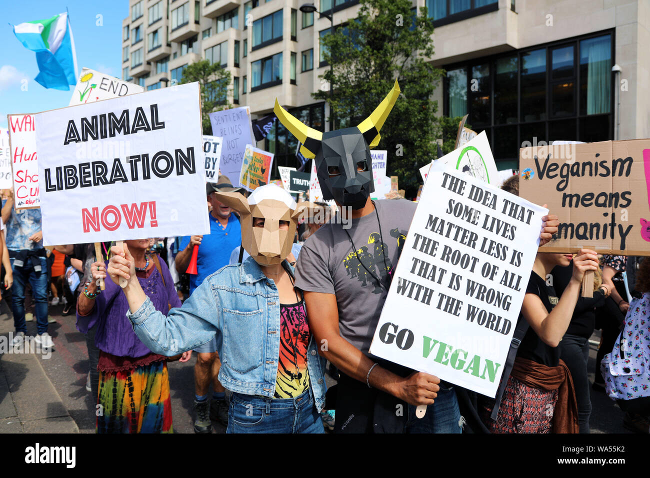 Animal rights protestors hi-res stock photography and images - Alamy