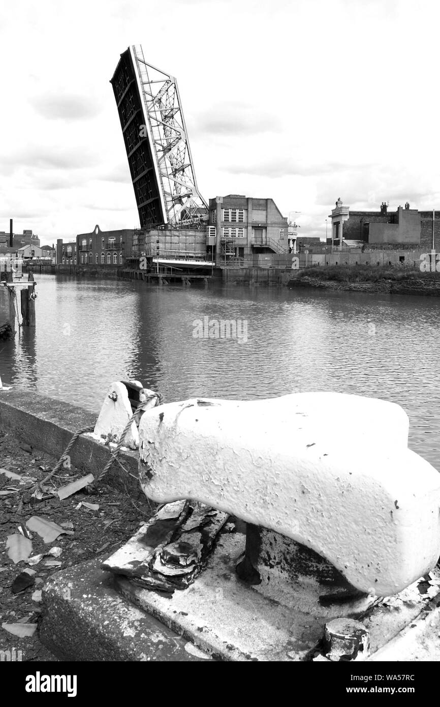 North end Shipyard, Dock office row, Hull Stock Photo