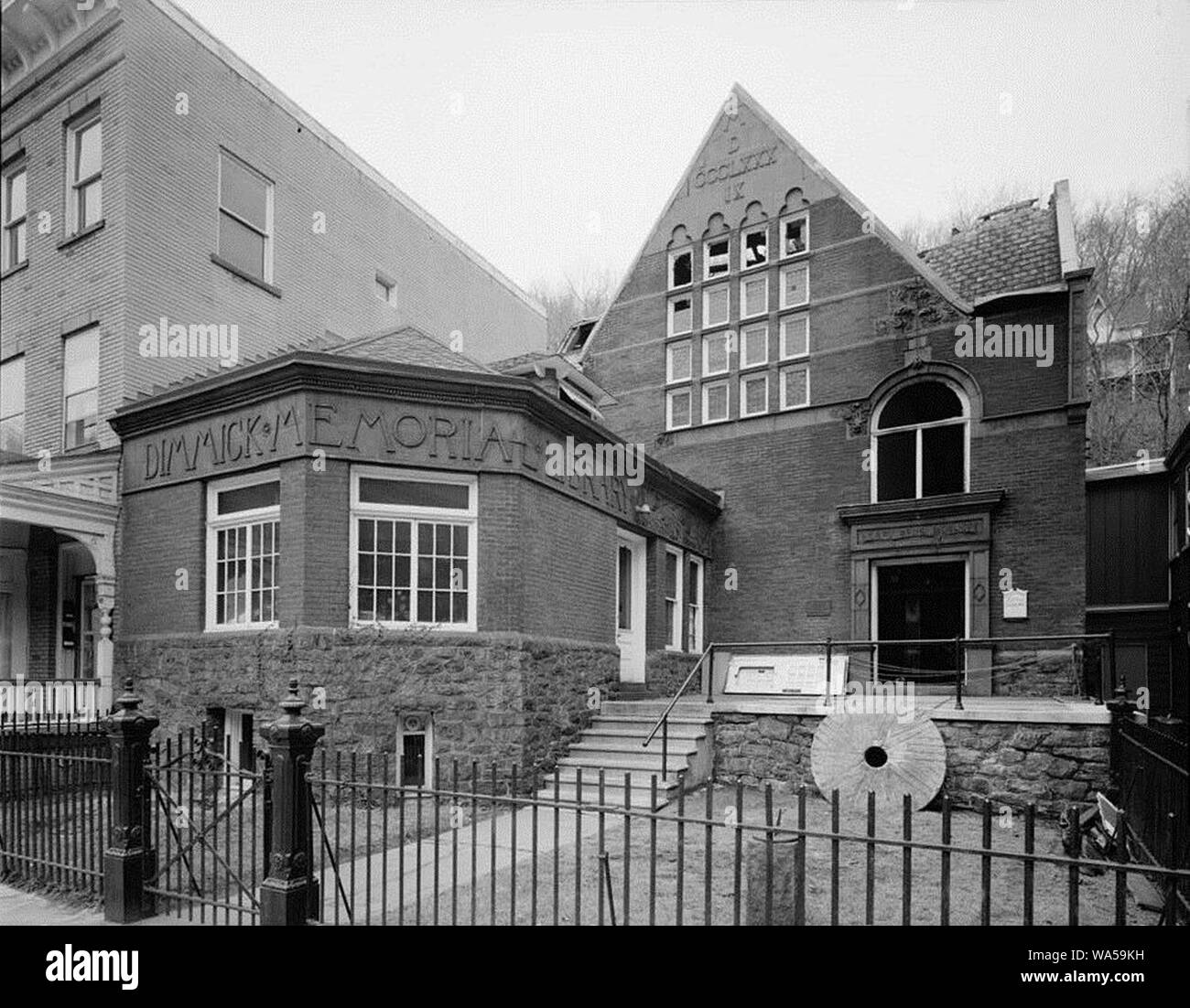 Dimmick Memorial Library Jim Thorpe PA 1889 (cropped Stock Photo Alamy
