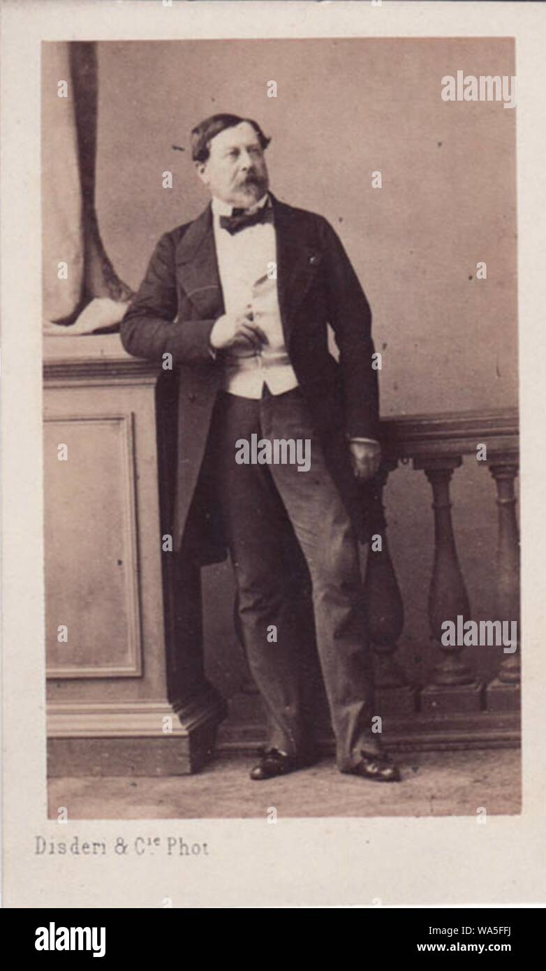 Disderi, Adolphe Eugène (1810-1890) - Lannes, Gustave Olivier, général de Montebello ( 1875), dal 1862 comandante delle truppe francesi a Roma. Stock Photo
