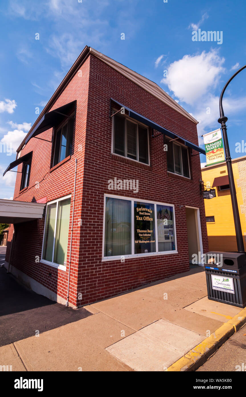 Swissvale borough tax collectors office hires stock photography and