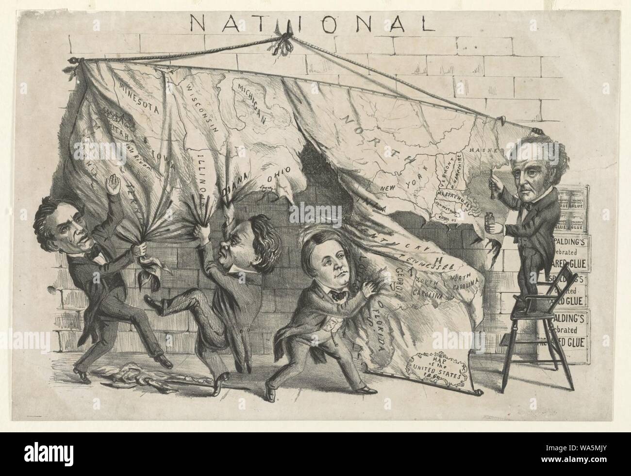 Dividing the national map Stock - Dividing The National Map WA5MJY 