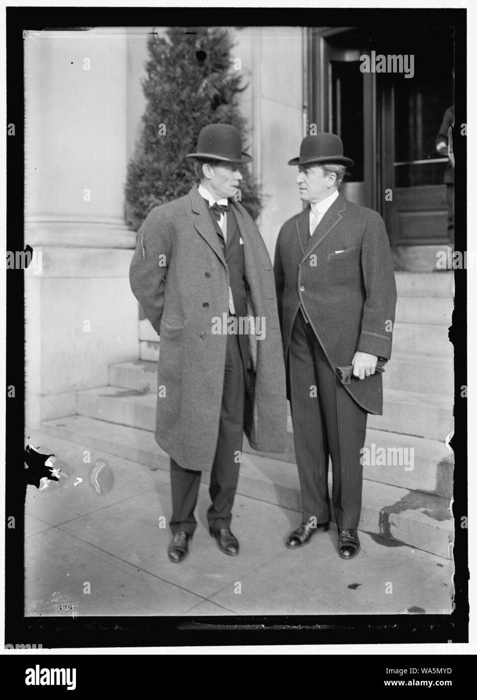 DIX, JOHN A. GOVERNOR OF NEW YORK, 1910-1912. RIGHT, WITH SULZER Stock Photo