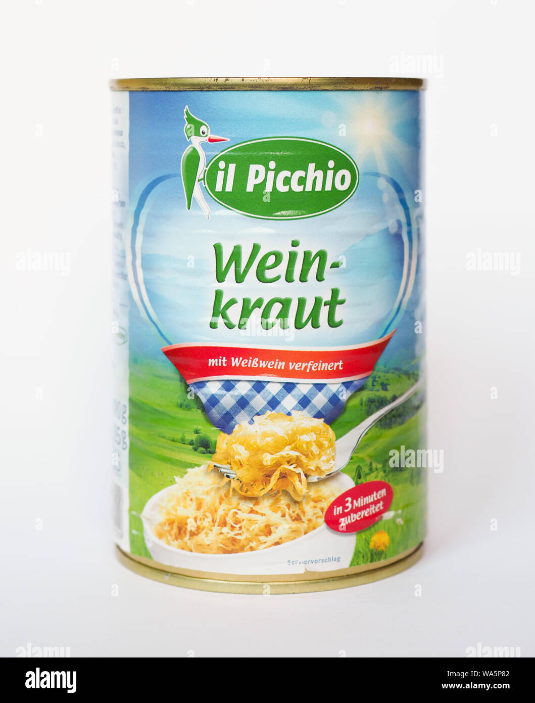 MILAN, ITALY - CIRCA AUGUST 2019: Il Picchio wein-kraut (wine krauts) Stock Photo