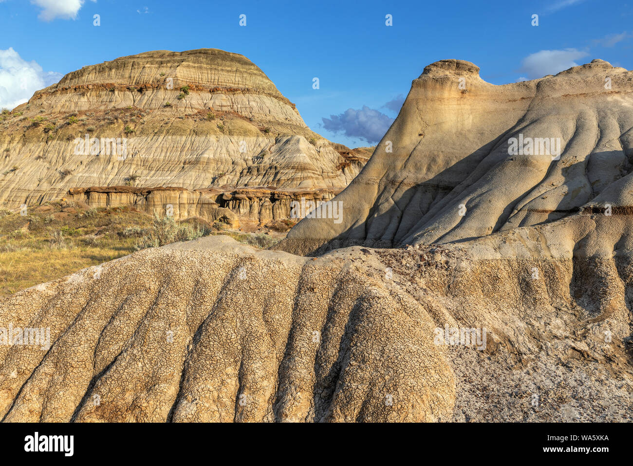 Dinosaur Provincial Park in the Red Deer Valley in Alberta, Canada ...