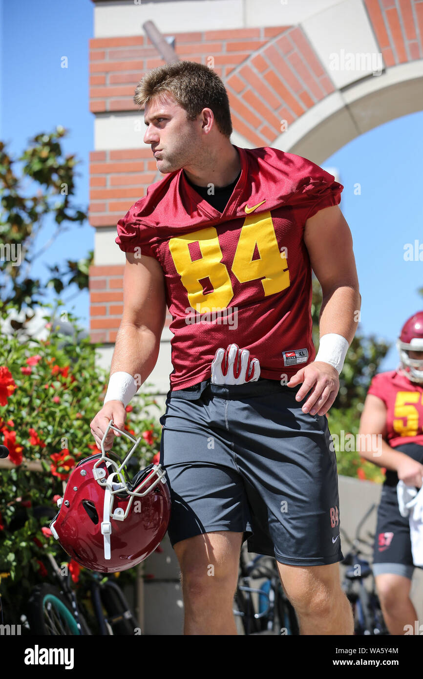 USC Trojans safety Talanoa Hufanga (15) during USC Trojans practice on  Monday August 12, 2019 (Photo by Jevone Moore Stock Photo - Alamy