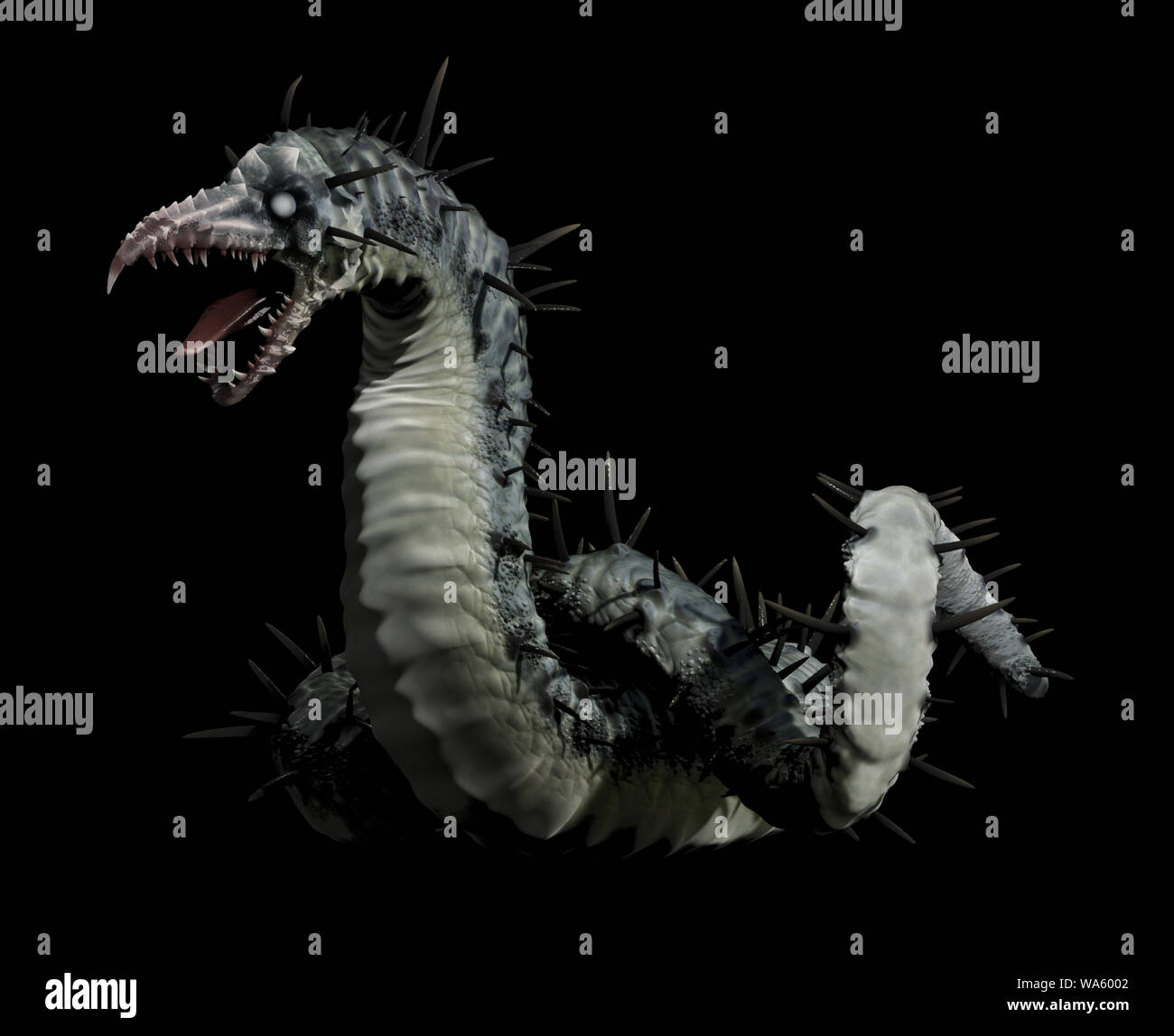 Spiny Ripper Wyrm (Hell Dragon) Stock Photo