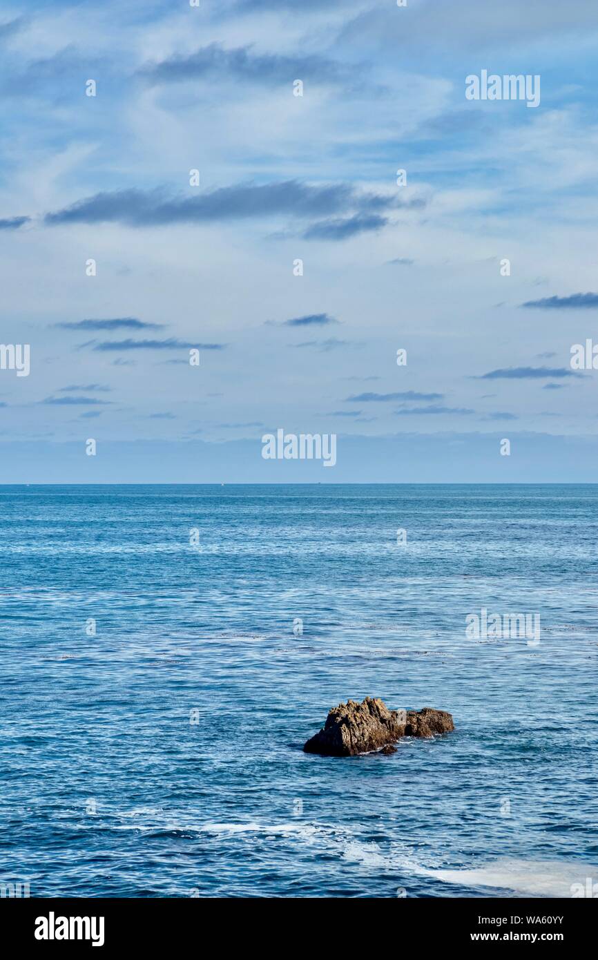 Tranquil seascape blue ocean hi-res stock photography and images - Alamy