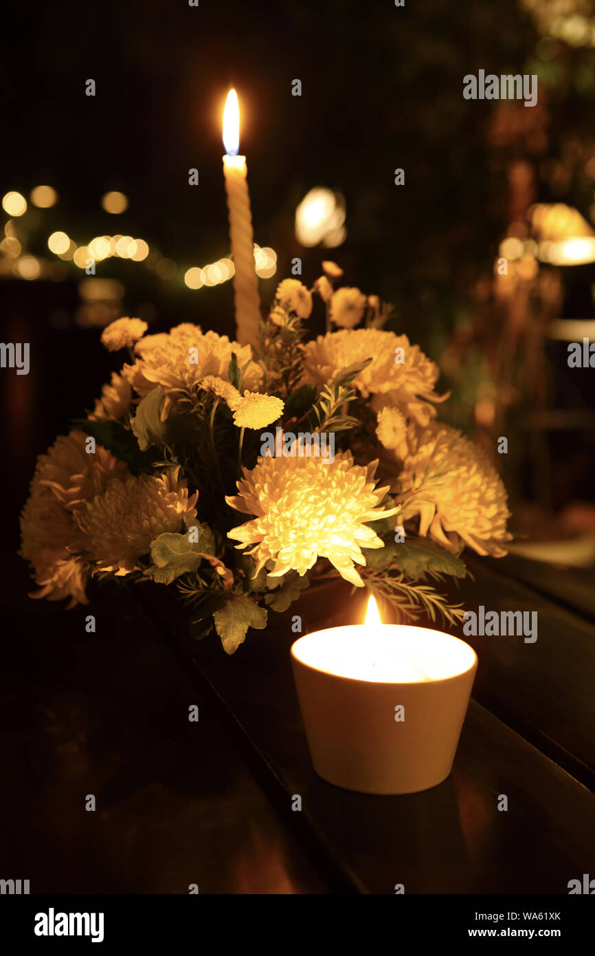 Candle Flower Burning High Resolution Stock Photography and Images Alamy