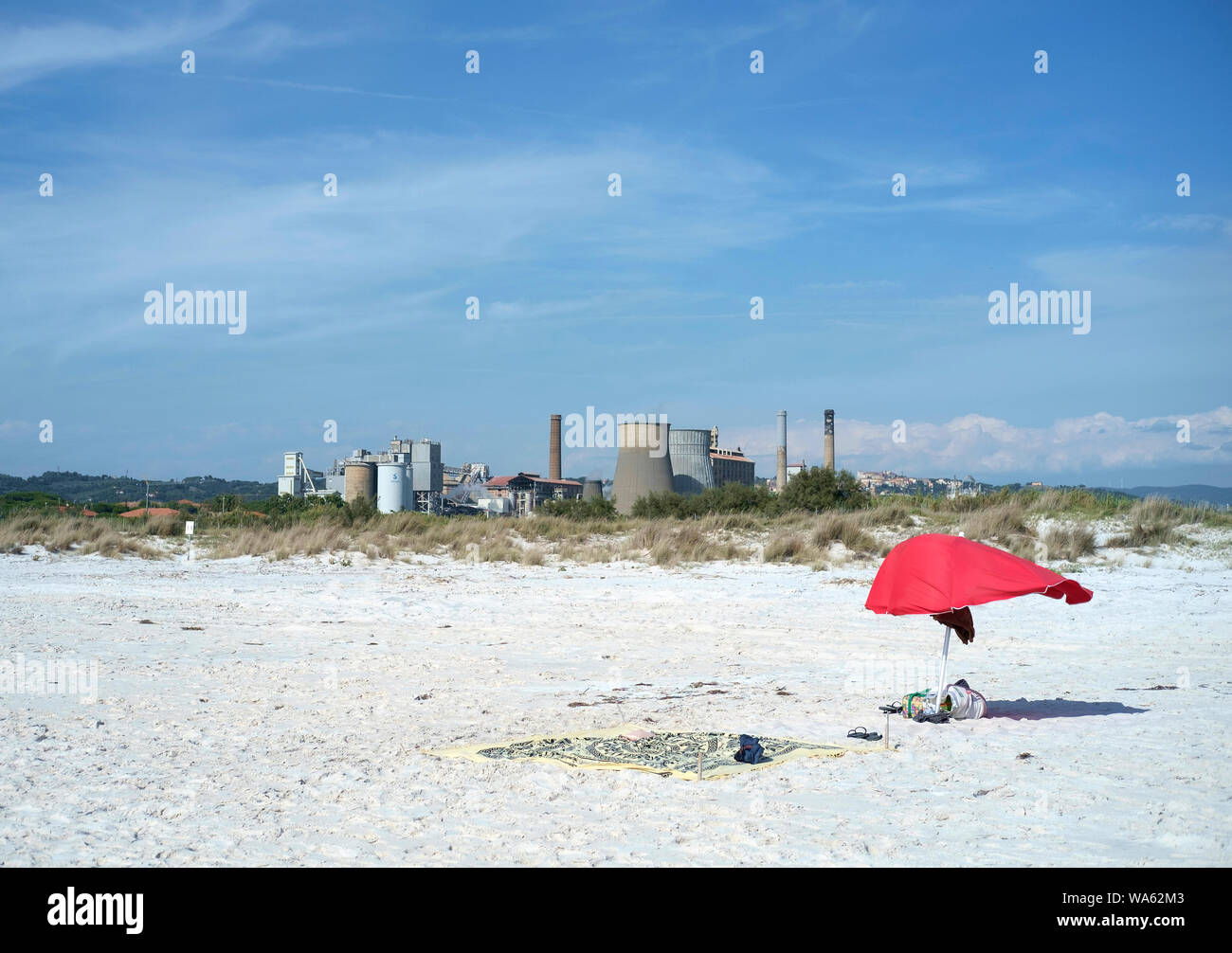 Spiagge Bianche Rosignano Stock Photos Spiagge Bianche