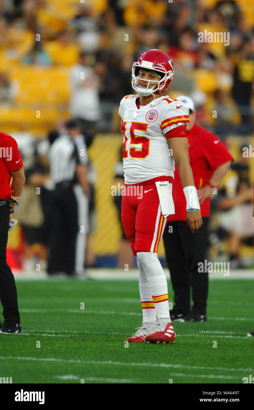 August 17th, 2019: T.J. Watt #90 LB during the Pittsburgh Steelers vs  Kansas City Chiefs at Heinz Field in Pittsburgh, PA. Jason Pohuski/CSM  Stock Photo - Alamy