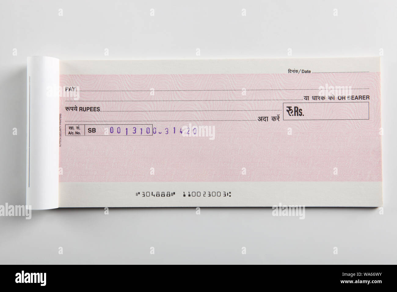Blank Cheque High Resolution Stock Photography and Images - Alamy