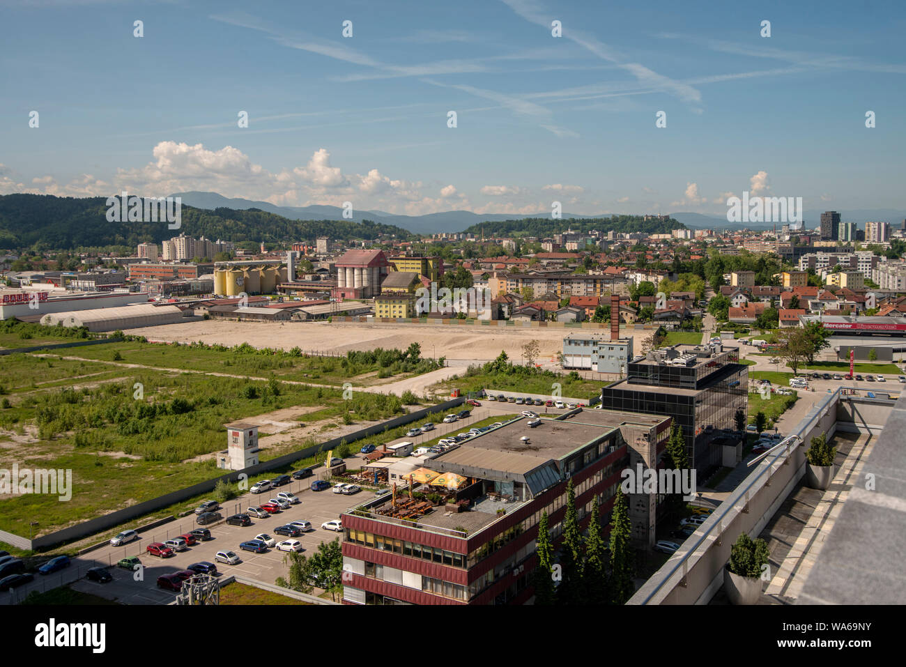 Aerial view ljubljana hi-res stock photography and images - Alamy