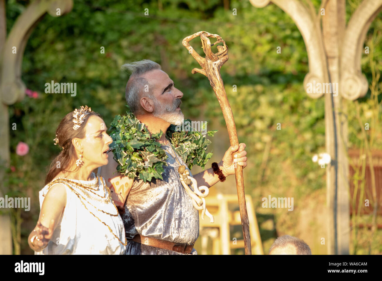 Oberon and Titania King and Queen of the fairies Stock Photo