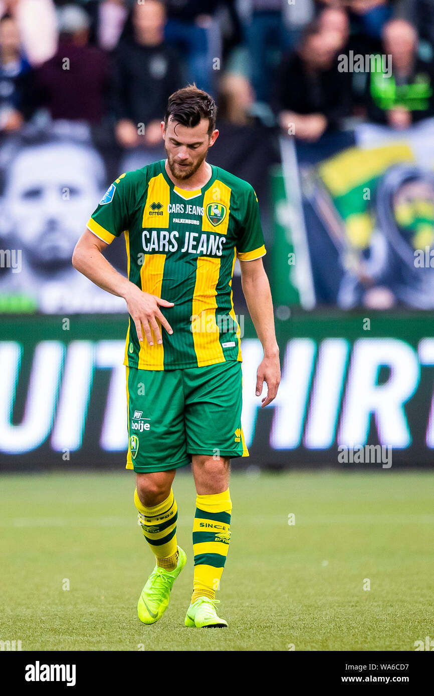 Den Haag Ado Den Haag Sparta Rotterdam 17 08 2019 Football Dutch Eredivisie Season 2019 2020 Cars Jeans Stadium Disappointed Ado Den Haag Player Erik Falkenburg After A Goal For Sparta Stock Photo Alamy