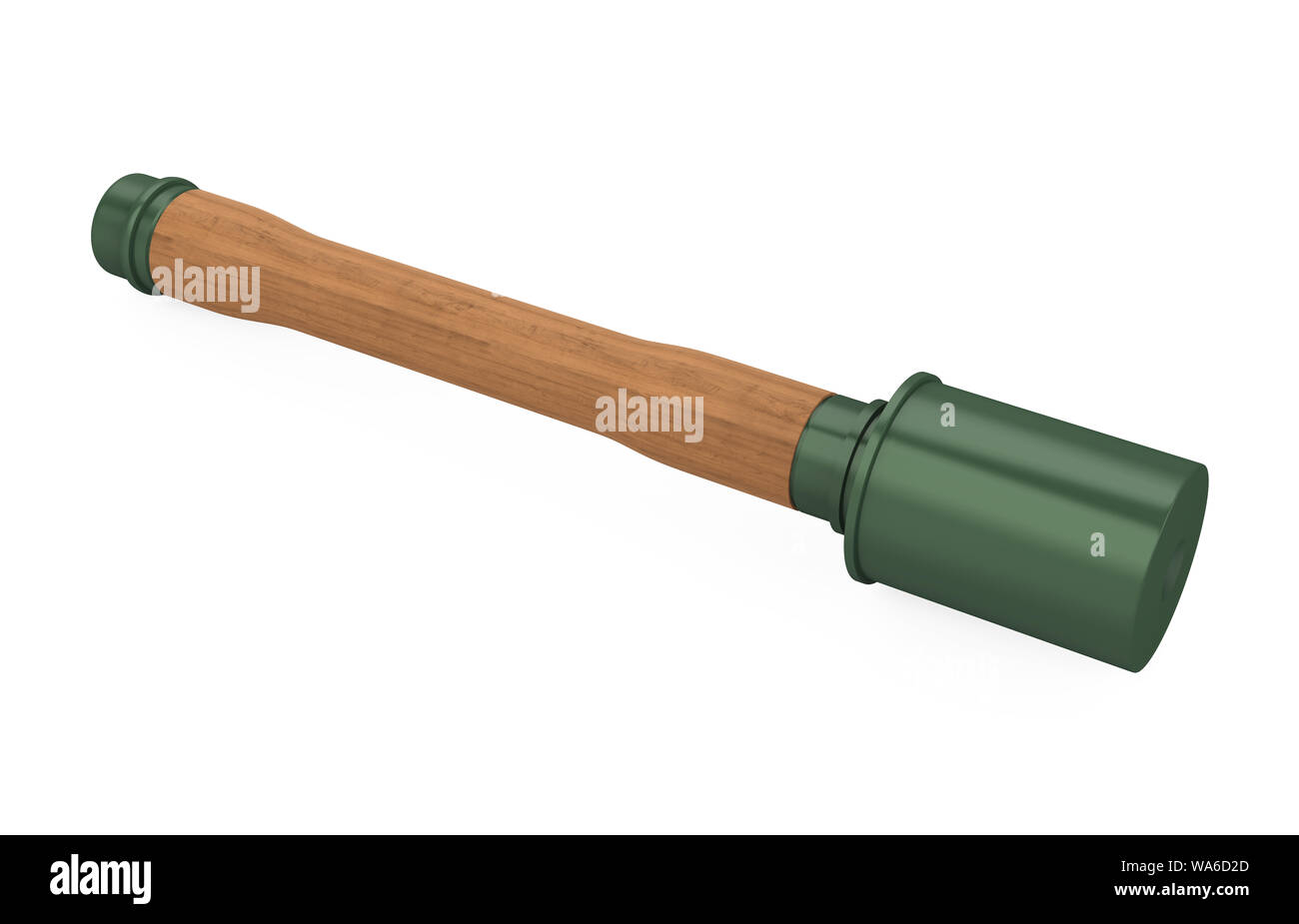 German Stick Grenade Isolated Stock Photo