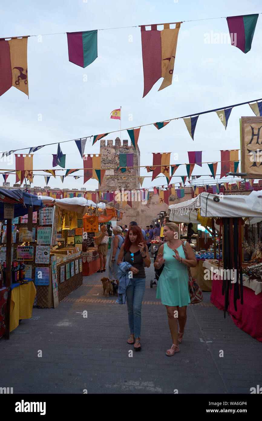 medieval-market-sohail-castle-fuengirola-m-laga-spain-stock-photo