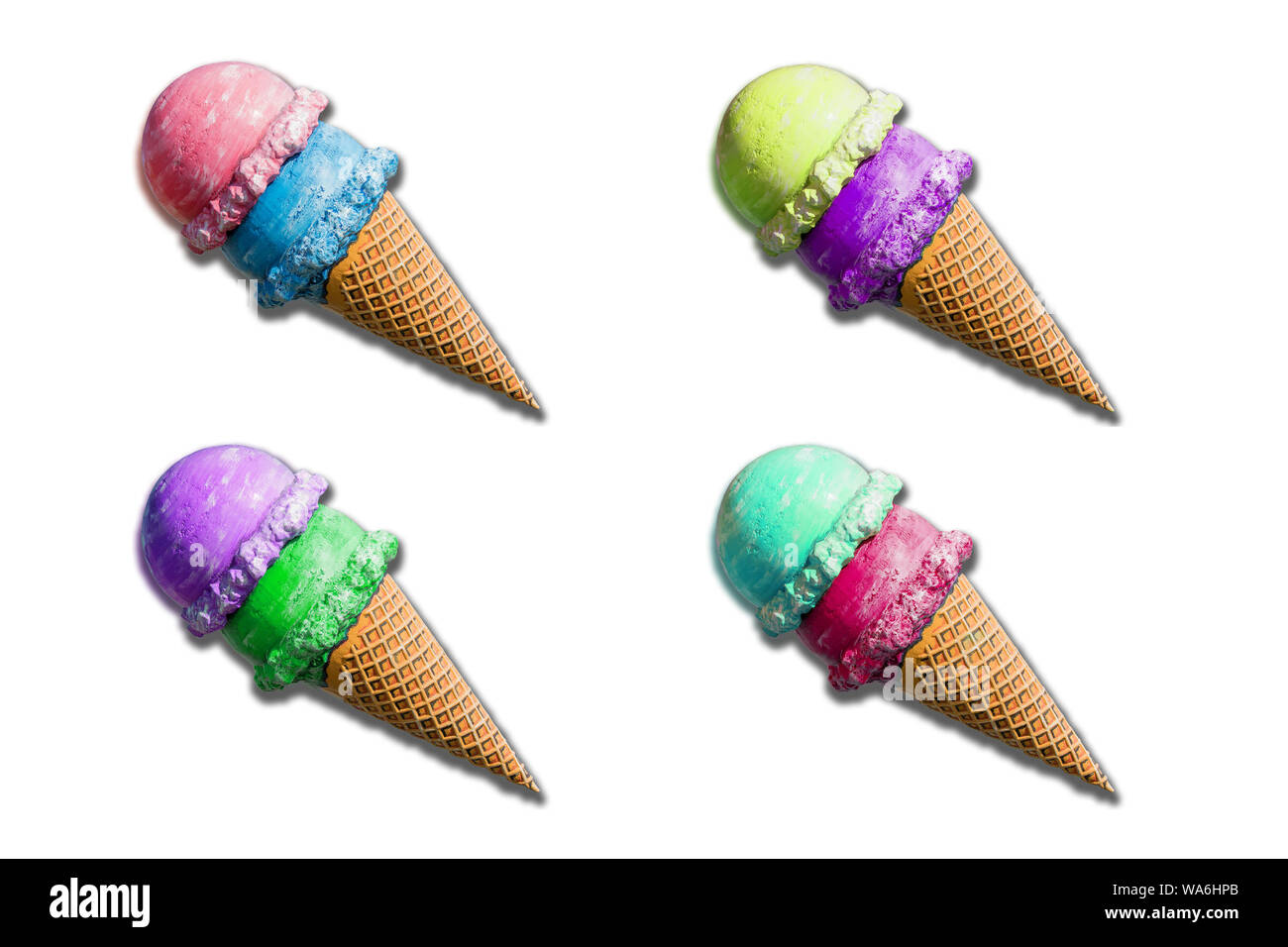 double waffle cone