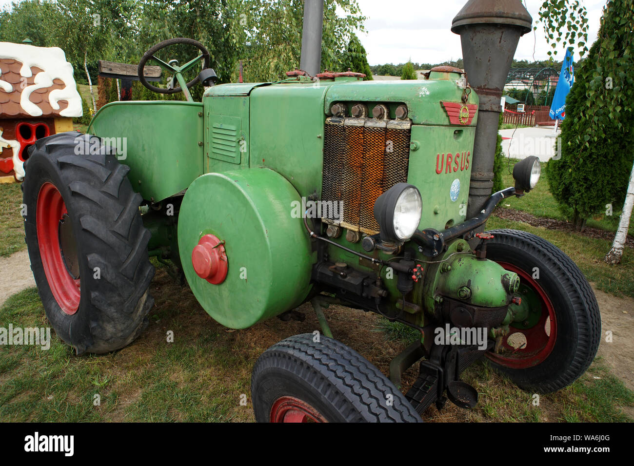 Ursus C45 old polish tractor Stock Photo Alamy