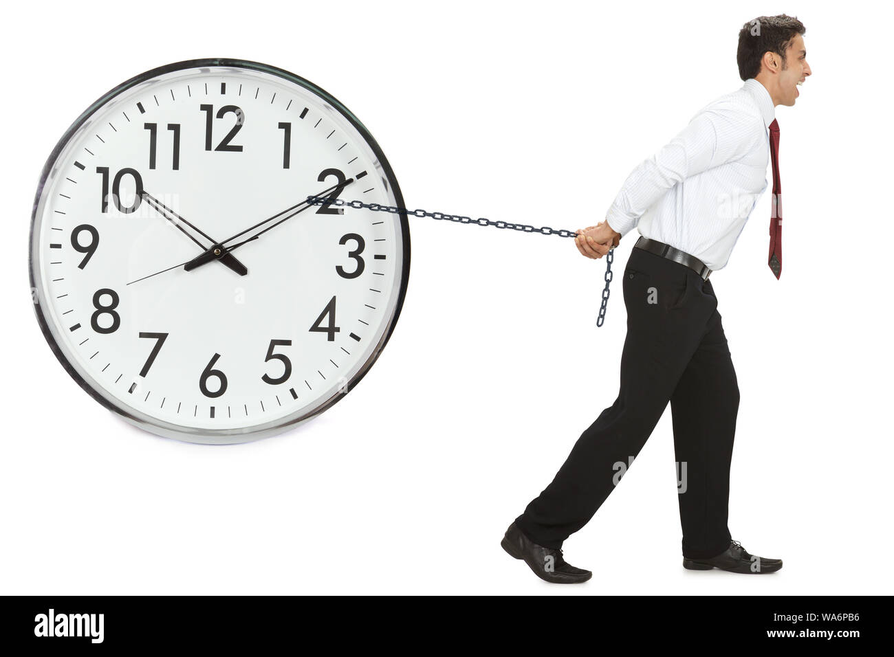 Pulling man Cut Out Stock Images & Pictures Alamy