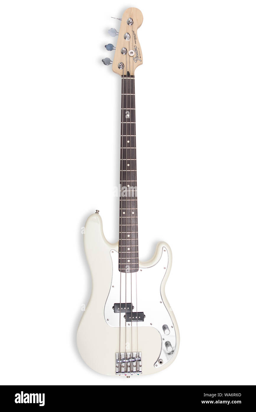 Fender p bass guitar hi-res stock photography and images - Alamy