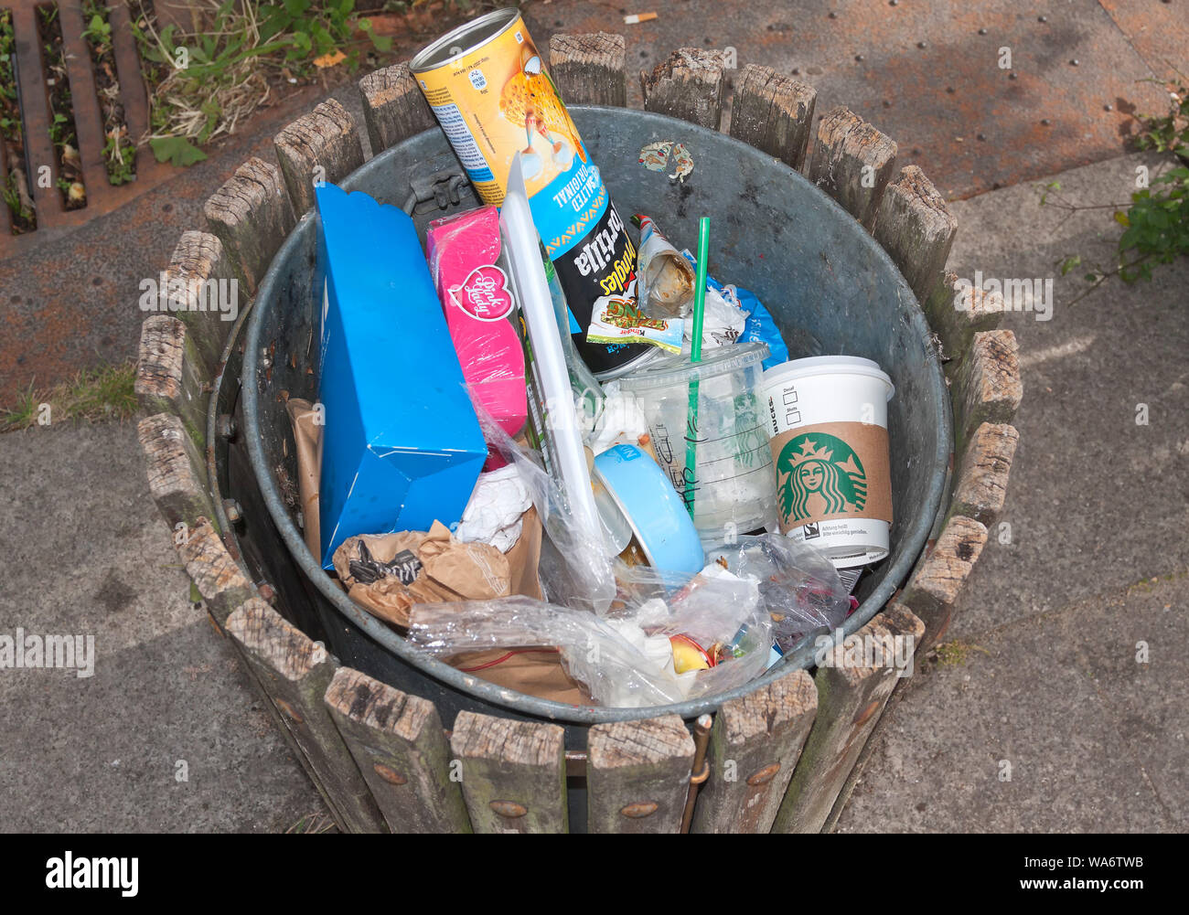 Plastic waste in Germany Stock Photo Alamy