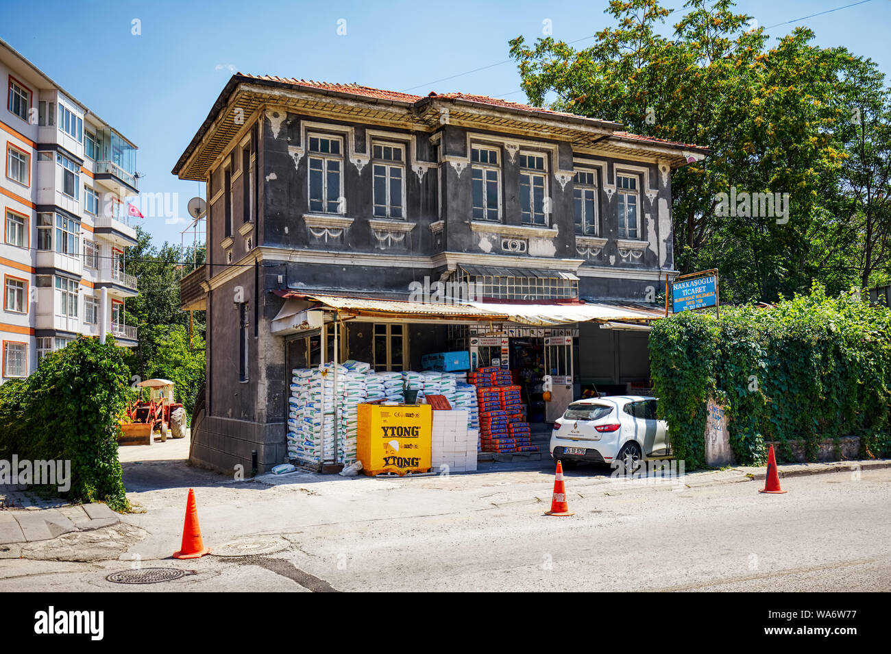 Historical traditional Ankara house in Hamamonu district of Altindag