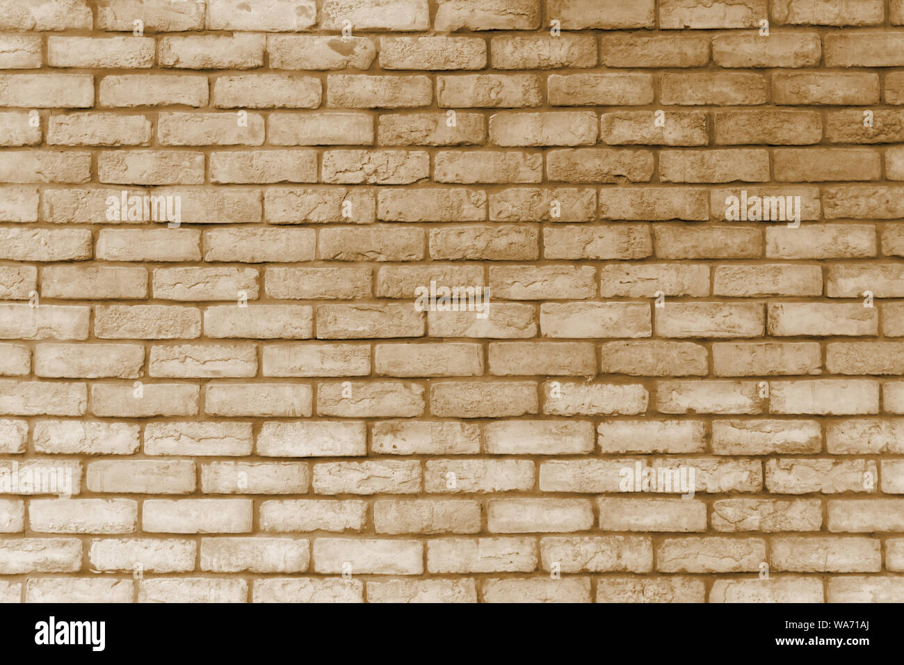 Grunge Brown brick wall background. Stock Photo