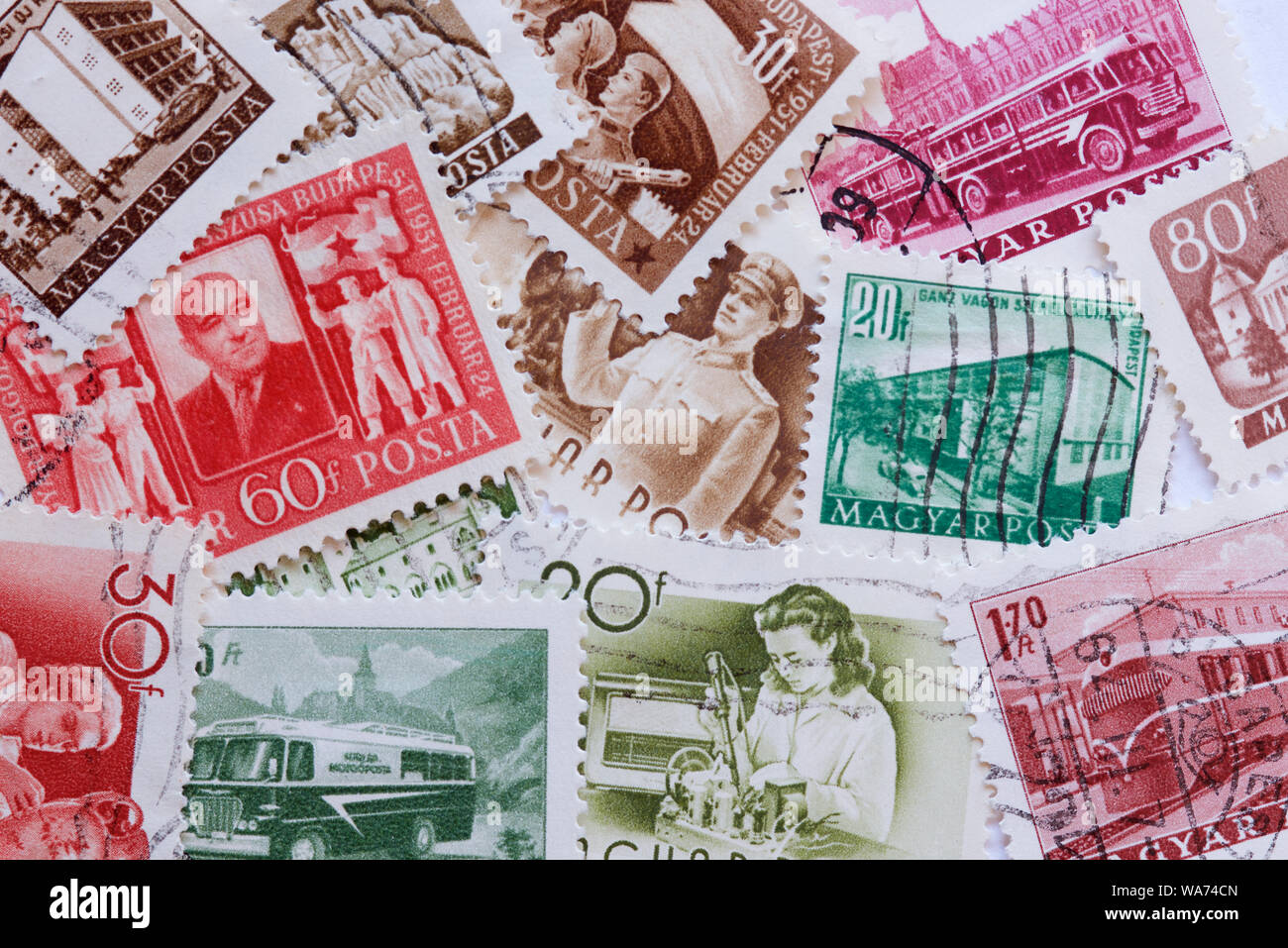 Postage stamp from hungary hi-res stock photography and images - Alamy
