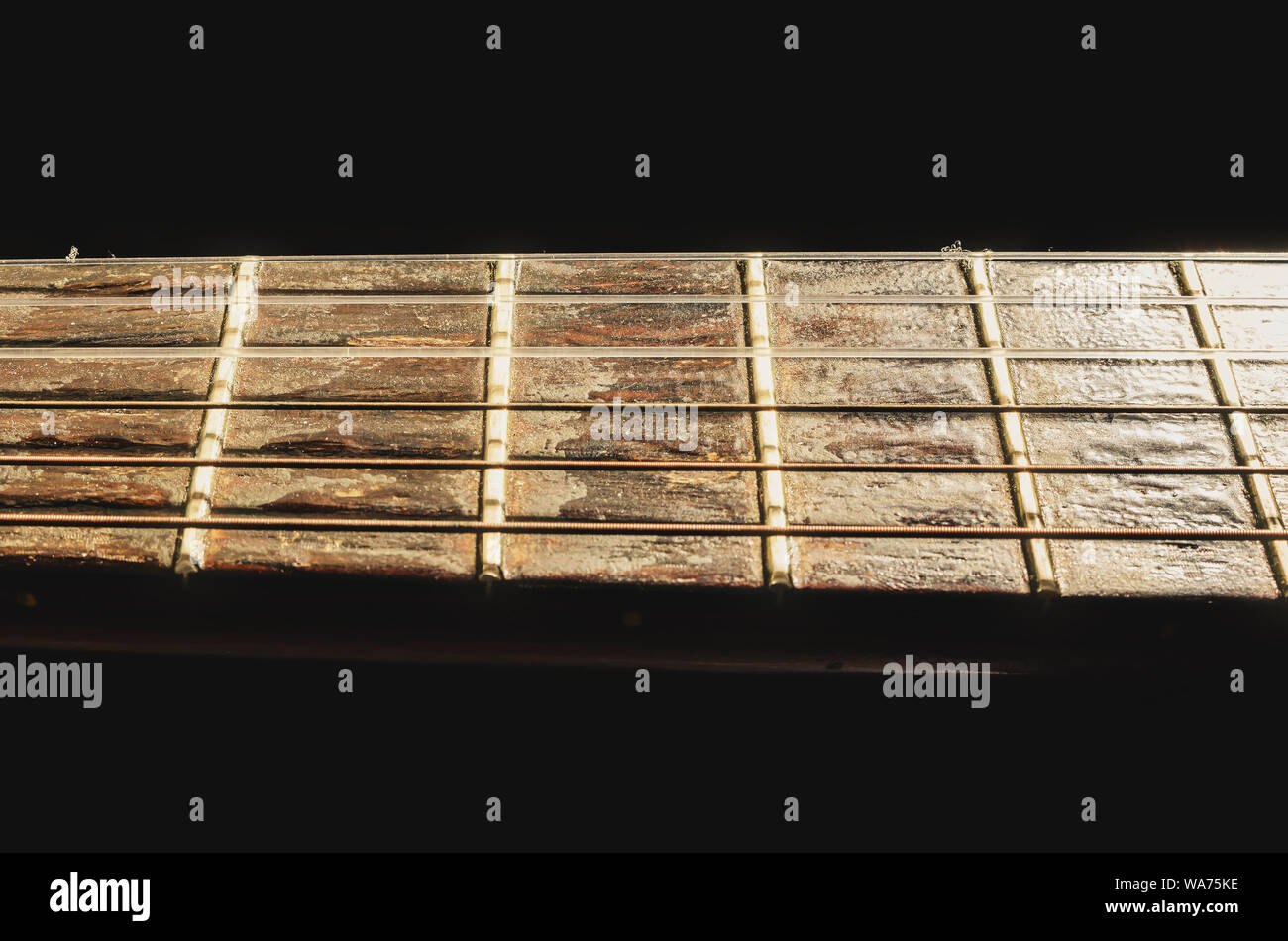 Worn fretboard 2024