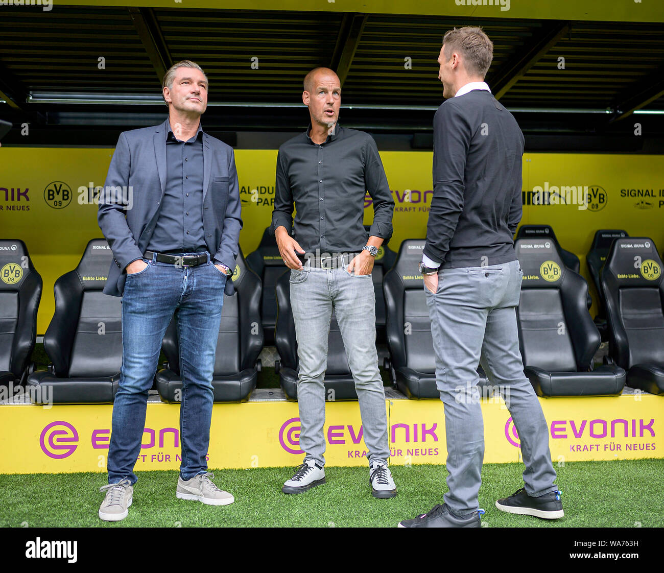 left to right Michael ZORC sports director DO Carsten CRAMER