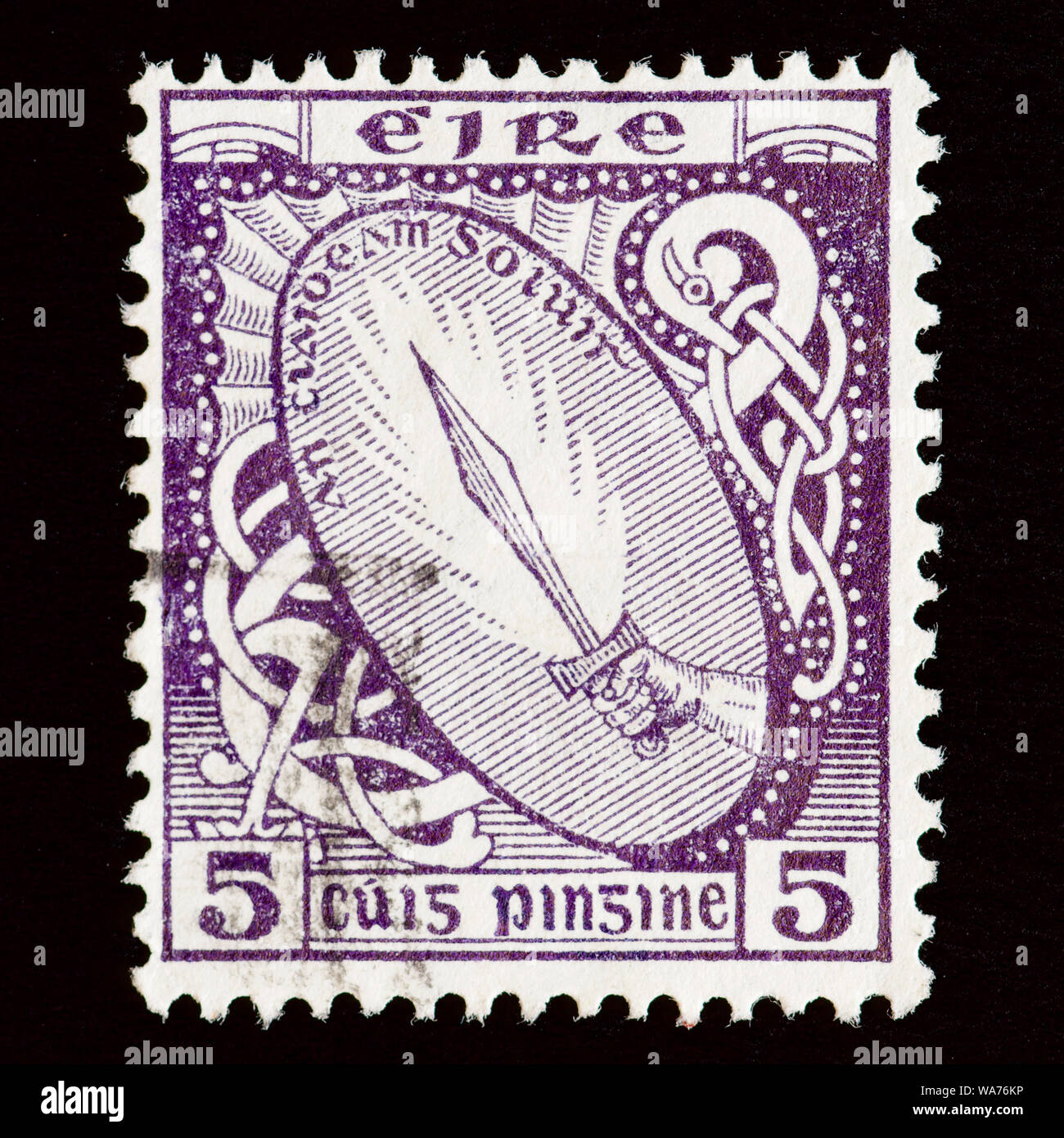 Republic of Ireland Postage Stamp Sword of Light Stock Photo Alamy