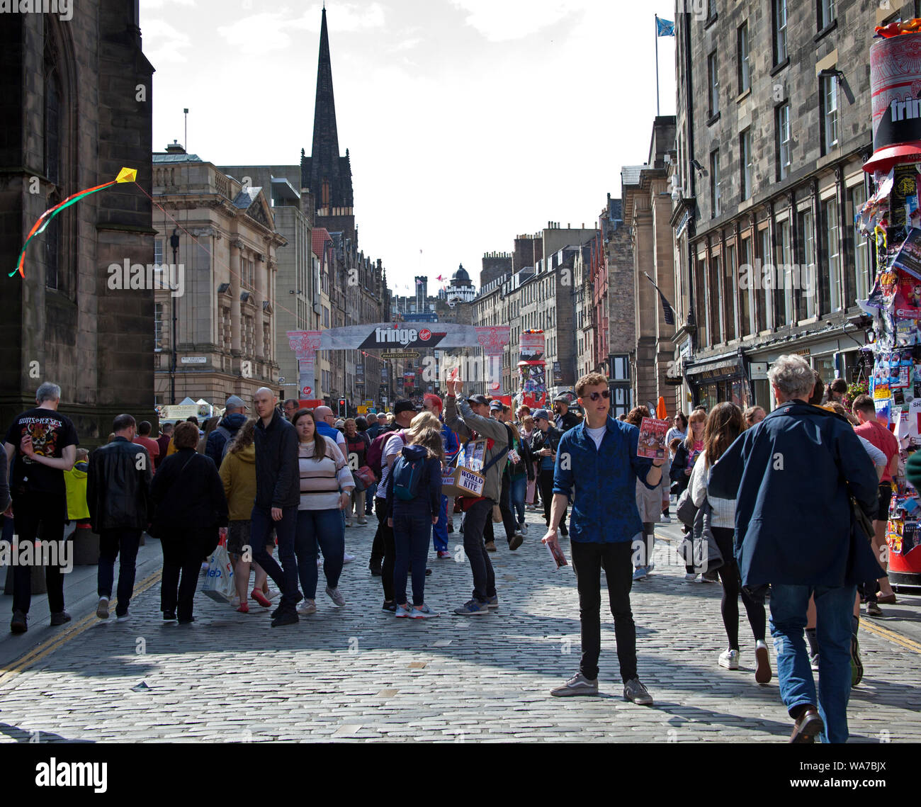 Royal Mile, Edinburgh, Scotland, UK. 18th Aug, 2019. Edinburgh Fringe ...